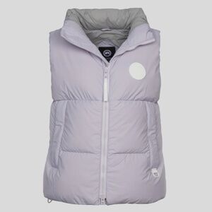 NWOT Canada Goose Lilac Puffer vest Original Price $650, Sz:M